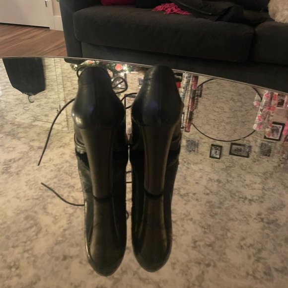 D&G Brown Leather Pumps Size 8